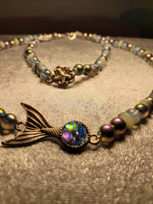 Mermaid & Starfish choker(necklace) & bracelet