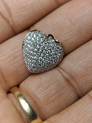 Micropave Heart Charms